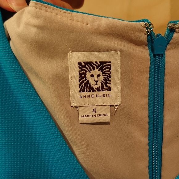 Anne Klein Turquoise Sheath Dress - Picture 5 of 7
